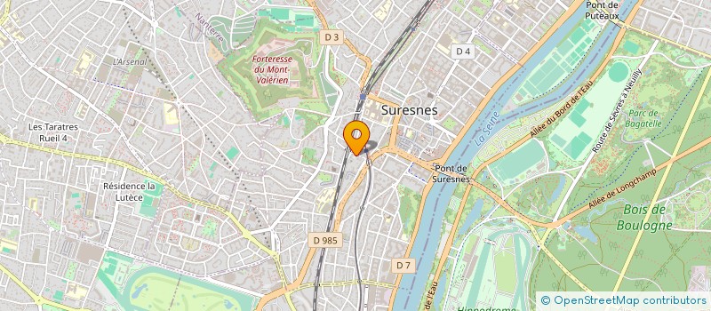 localisation de l'entreprise ASSOC DEFENSE ECOLE CATHOLIQUE à SURESNES