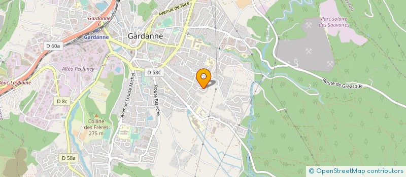 localisation de l'entreprise ASSOC DEFI 3I à GARDANNE