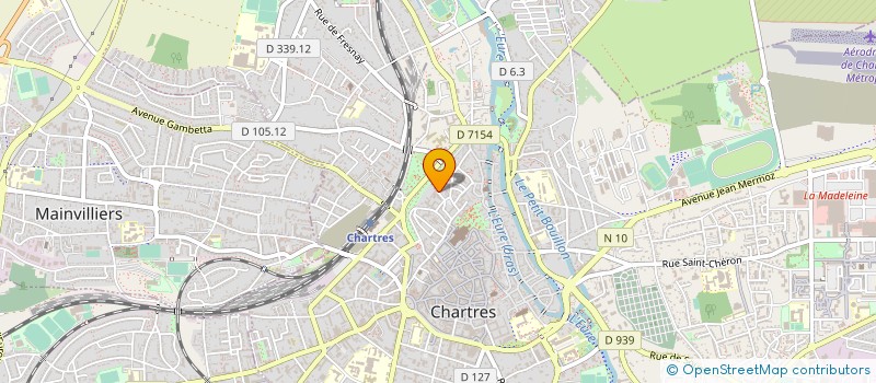 localisation de l'entreprise ASSOC DEP ACTION EDUC TRIBUNAL ENFANTS  CHARTRES