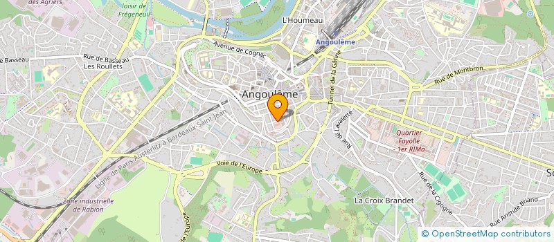 localisation de l'entreprise ASSOC DEP AIDE PERSONNES DETRESSE à ANGOULEME