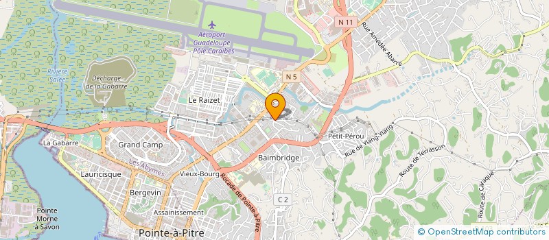localisation de l'entreprise ASSOC DEP PUPILLES ENSEIGN PUBLIC GUADEL à LES ABYMES