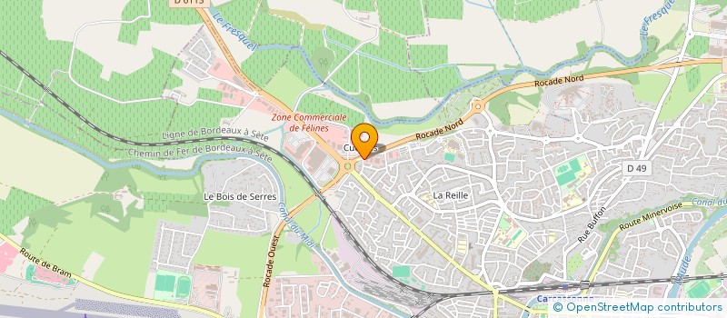 localisation de l'entreprise ASSOC DEP SAUVEGARDE ENFANCE ADOLESCENCE à CARCASSONNE