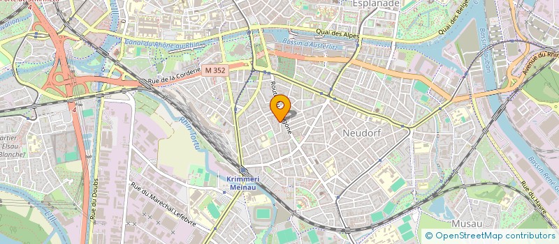 localisation de l'entreprise ASSOC DEPART BR TUNISIENS DE FRANCE à STRASBOURG