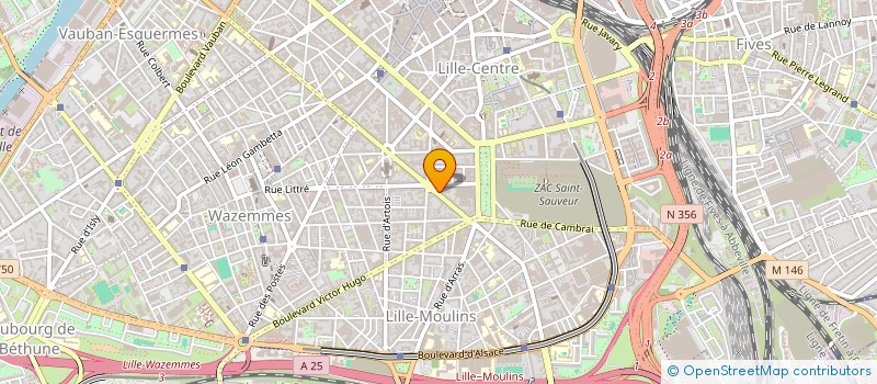 localisation de l'entreprise ASSOC DEPART DES COMBAT PRISON DE GUERRE COMBATTANTS D'ALGERIE TUNISIE MAROC ET T.O.E. DU NORD SECTION DE MASTAING à LILLE