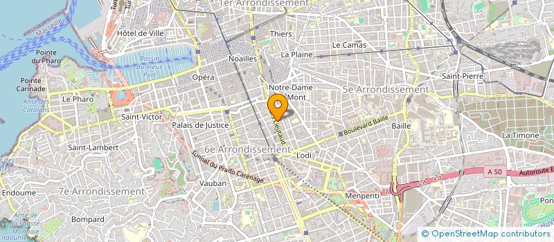 localisation de l'entreprise ASSOC DEPART DES FRANCAS DES BDR à MARSEILLE