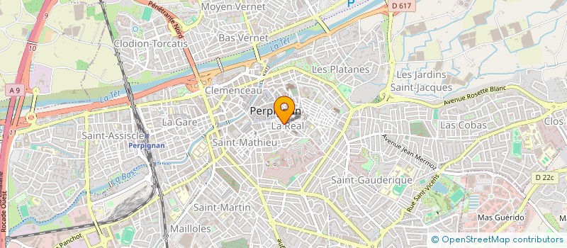 localisation de l'entreprise ASSOC DEPART PARENTS ELEVES ENSEIG PUBLI à PERPIGNAN