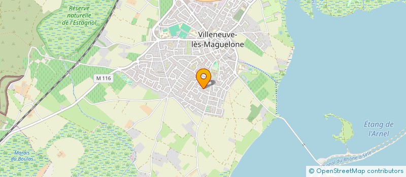 localisation de l'entreprise ASSOC DEPARTEMENT DECOUVERTE DU MAGHREB  VILLENEUVE-LES-MAGUELONE