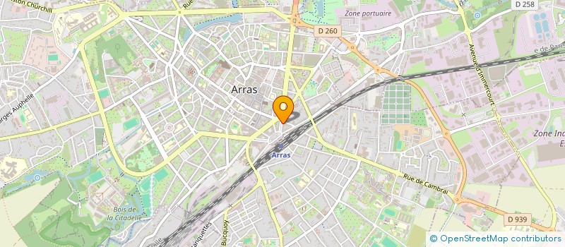 localisation de l'entreprise ASSOC DEPARTEMENT FILS TUES à ARRAS