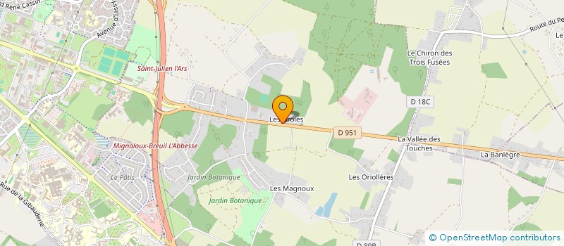 localisation de l'entreprise ASSOC DEPARTEMENTALE AGRICOLE VIENNE à MIGNALOUX-BEAUVOIR