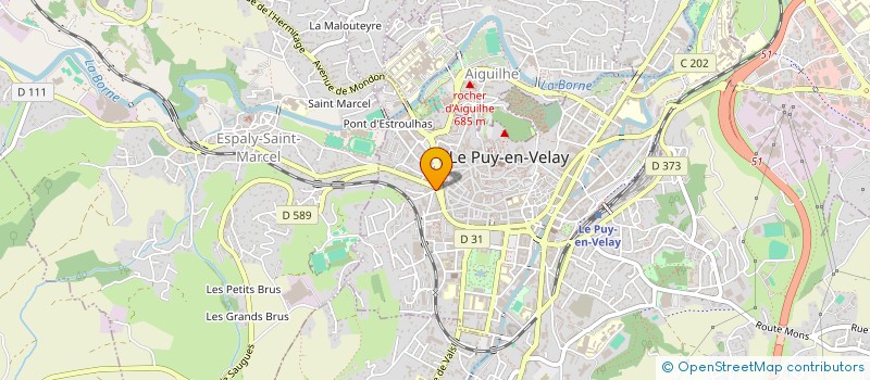 localisation de l'entreprise ASSOC DEPARTEMENTALE DES FRANCAS à LE PUY-EN-VELAY