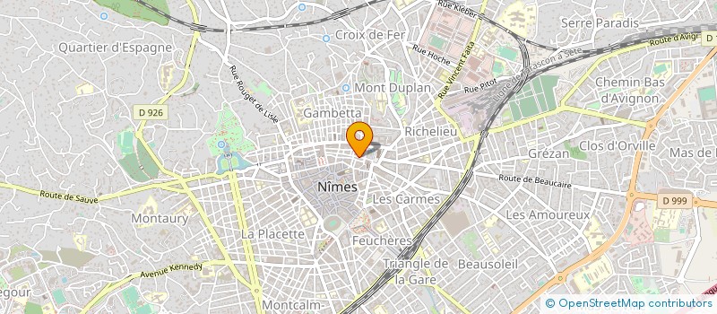 localisation de l'entreprise ASSOC.DEPARTEMENTALE INFORMAT.LOGEMENT à NIMES