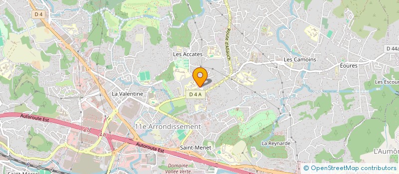 localisation de l'entreprise ASSOC DES 3 PYRAMIDES à MARSEILLE 11EME