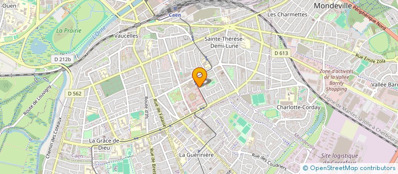 localisation de l'entreprise ASSOC DES AMIS DE BOB RILEY à CAEN