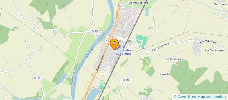 localisation de l'entreprise ASSOC DES AMIS DE L ART LYRIQUE à INGRANDES