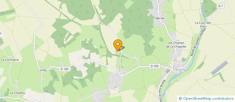 localisation de l'entreprise ASSOC DES AMIS DE RATILLY à TREIGNY-PERREUSE-SAINTE-COLOMBE