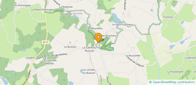 localisation de l'entreprise ASSOC DES AMIS DES TUILERIES DU LIMOUSIN à SAINT-HILAIRE-LES-PLACES