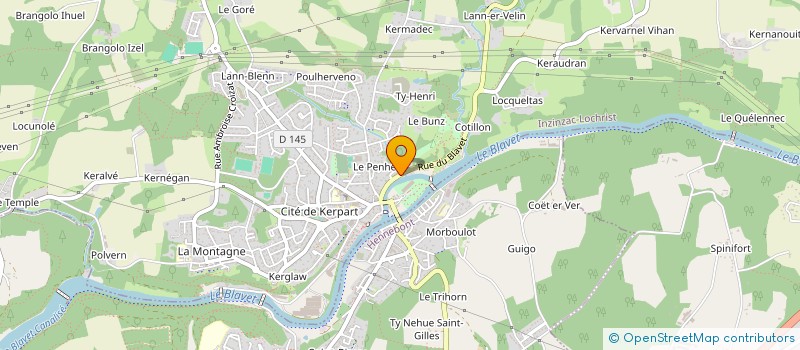 localisation de l'entreprise ASSOC DES AMIS DU CENTRE CULTUREL à INZINZAC-LOCHRIST