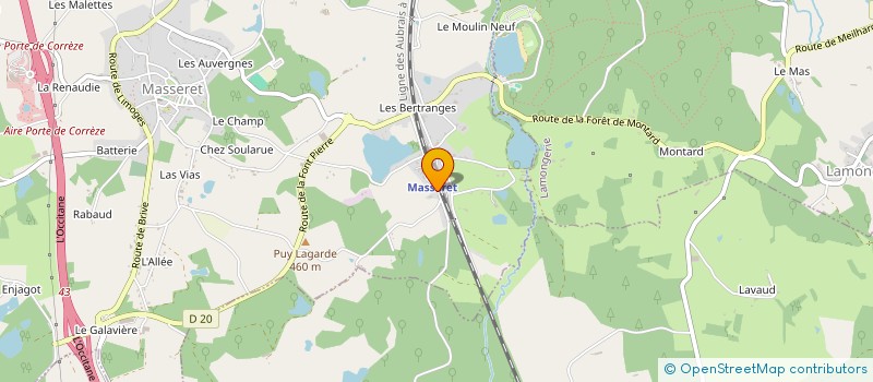 localisation de l'entreprise ASSOC DES AMIS DU CHATEAU DE LA GRENERIE  SALON-LA-TOUR