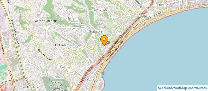 localisation de l'entreprise ASSOC DES AMIS DU MUSEE D ART NAIF à NICE