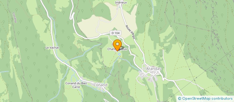 localisation de l'entreprise ASSOC DES AMIS MULTI-SPORTS - A.D.A.M.S. à ARANDAS