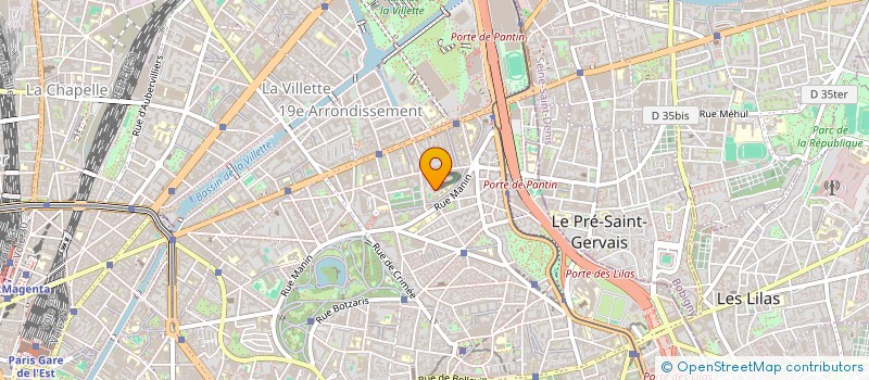 localisation de l'entreprise ASSOC DES AMIS SOLIDARITE DANS LE MONDE  PARIS