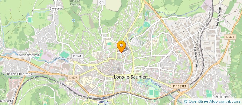 localisation de l'entreprise ASSOC DES ANCIENS COMBATTANTS ASNANS BEAUVOISIN à LONS-LE-SAUNIER