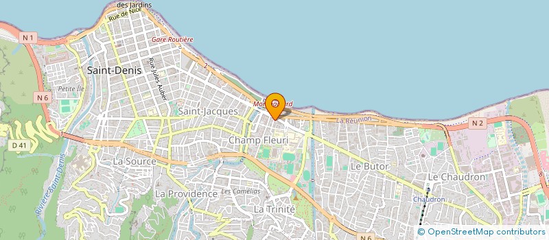 localisation de l'entreprise ASSOC DES ANCIENS ELEVES DU BUTOR à SAINT-DENIS