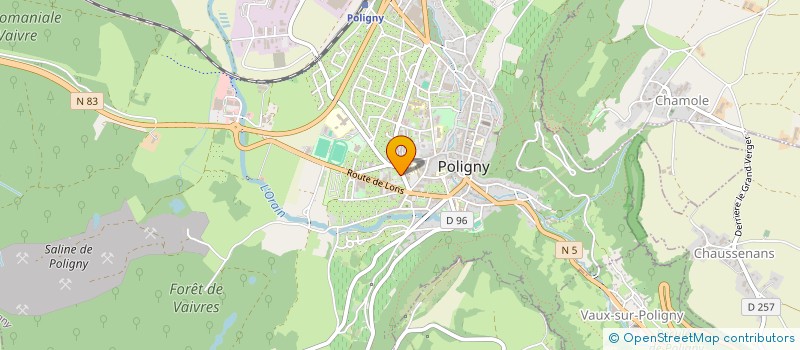 localisation de l'entreprise ASSOC DES APPRENANTS DE L'ENILBIO à POLIGNY