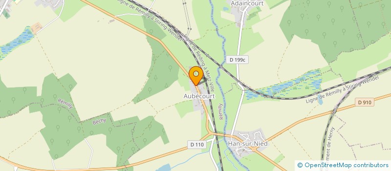 localisation de l'entreprise ASSOC DES CHASSEURS DU PLATEAU LORRAIN à BEUX
