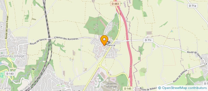 localisation de l'entreprise ASSOC DES CLASSES EN 7 à RILLIEUX-LA-PAPE