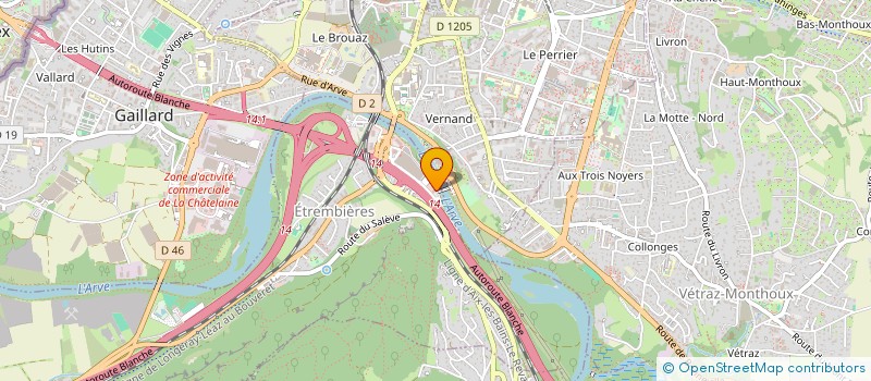 localisation de l'entreprise ASSOC DES COMMERCANTS D'ETREMBIERES  ETREMBIERES