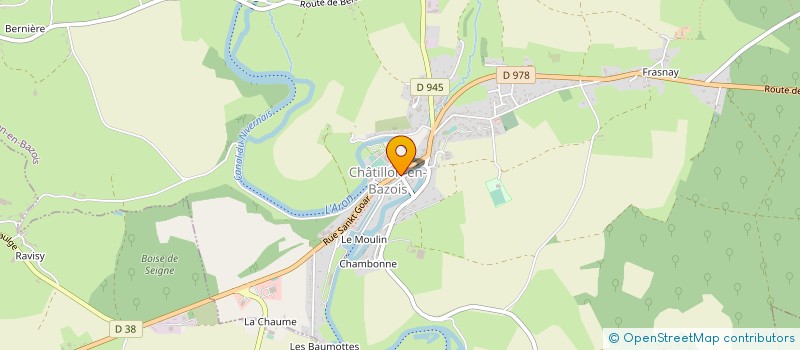 localisation de l'entreprise ASSOC DES COMMERCANTS DE CHATILLON EN BAZOIS à CHATILLON-EN-BAZOIS