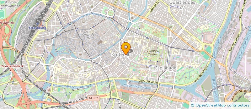 localisation de l'entreprise ASSOC DES COMMERCANTS DE LA KRUTENAU à STRASBOURG