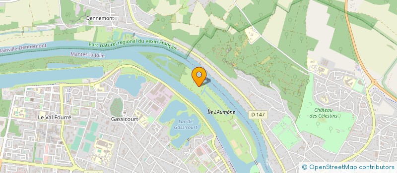 localisation de l'entreprise ASSOC DES COMPAGNONS DE L ILE DE FRANCE à MANTES-LA-JOLIE