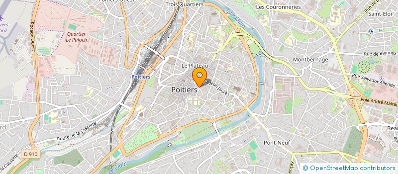 localisation de l'entreprise ASSOC DES CONSEILLERS REGION POITOU CHAR  POITIERS