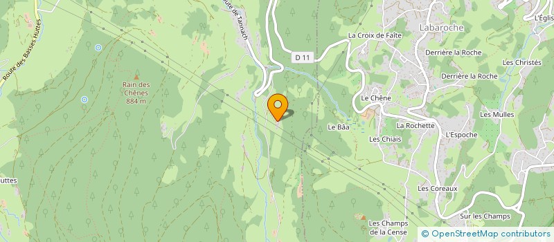 localisation de l'entreprise ASSOC DES DAMES D UNTERLINDEN  ORBEY