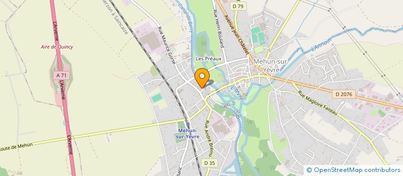 localisation de l'entreprise ASSOC DES DEPORTES DU TRAVAIL  MEHUN-SUR-YEVRE