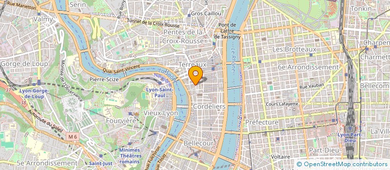 localisation de l'entreprise ASSOC DES DEPORTES DU TRAVAIL à LYON