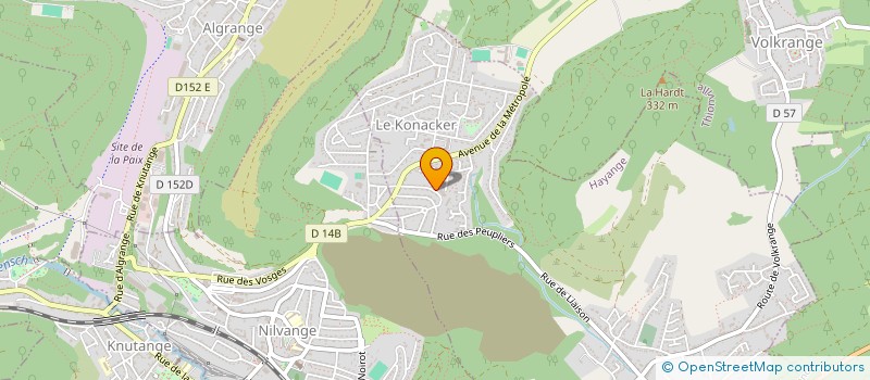 localisation de l'entreprise ASSOC DES ECOLES PUBLIQUES  HAYANGE