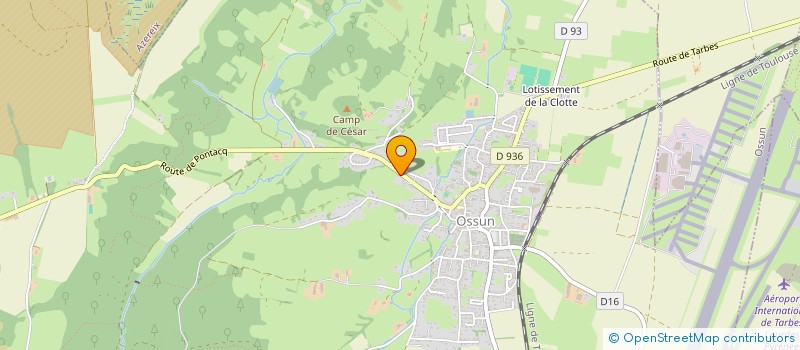 localisation de l'entreprise ASSOC DES ECURIES DE PHELINE à OSSUN