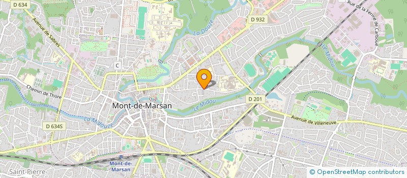 localisation de l'entreprise ASSOC DES ELEVES INFIRMIERES à MONT-DE-MARSAN