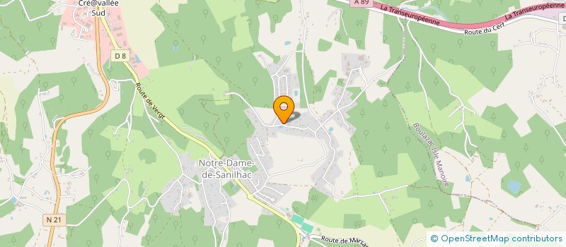 localisation de l'entreprise ASSOC DES ELEVEURS DE DORDOGNE à COULOUNIEIX CHAMIERS