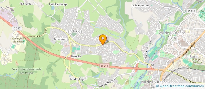 localisation de l'entreprise ASSOC DES EXPLOITANTS AGRICOLE à LIMOGES
