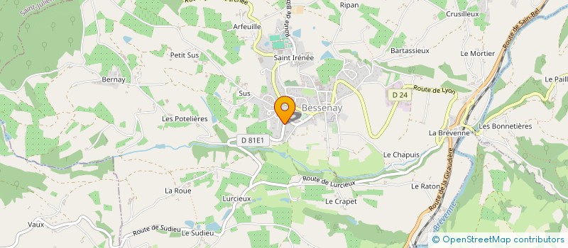 localisation de l'entreprise ASSOC DES FAMILLES BRULLIOLES  BRULLIOLES