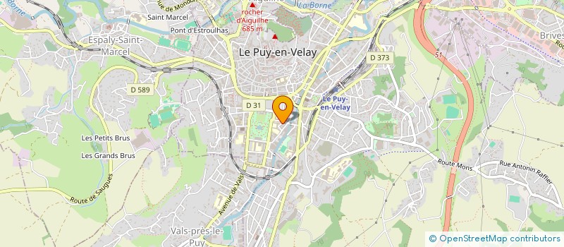 localisation de l'entreprise ASSOC.DES FOLIES CHAMPETRES à LE PUY-EN-VELAY