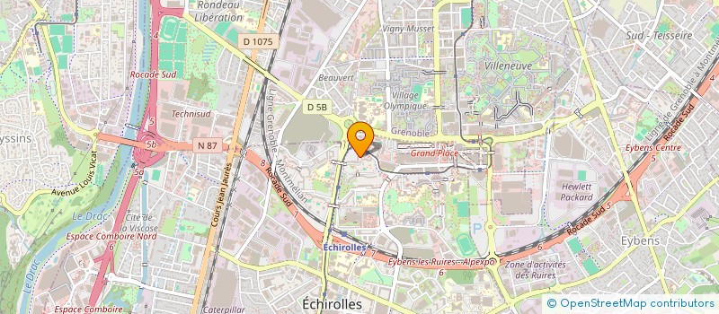 localisation de l'entreprise ASSOC DES HABITANTS DU GATINAIS  ECHIROLLES