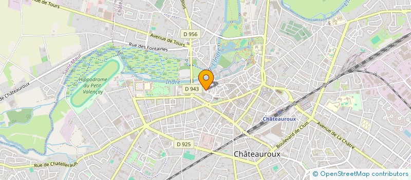 localisation de l'entreprise ASSOC DES MAIRIES DE L INDRE à CHATEAUROUX