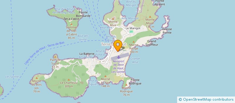 localisation de l'entreprise ASSOC DES MARINS PECHEURS SAINTOIS à TERRE-DE-HAUT