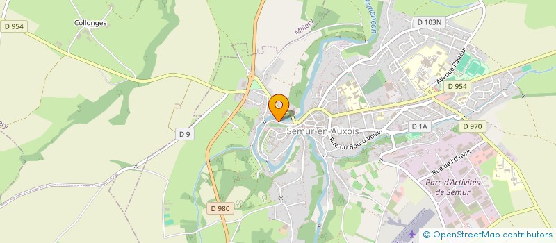 localisation de l'entreprise ASSOC DES MINIMES DENOMMEE PASSE PIERRE  SEMUR-EN-AUXOIS