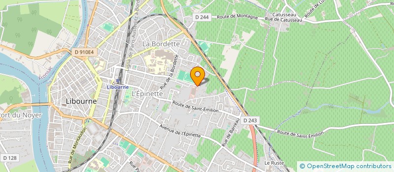 localisation de l'entreprise ASSOC DES MUSULMANS DE LIBOURNE à LIBOURNE